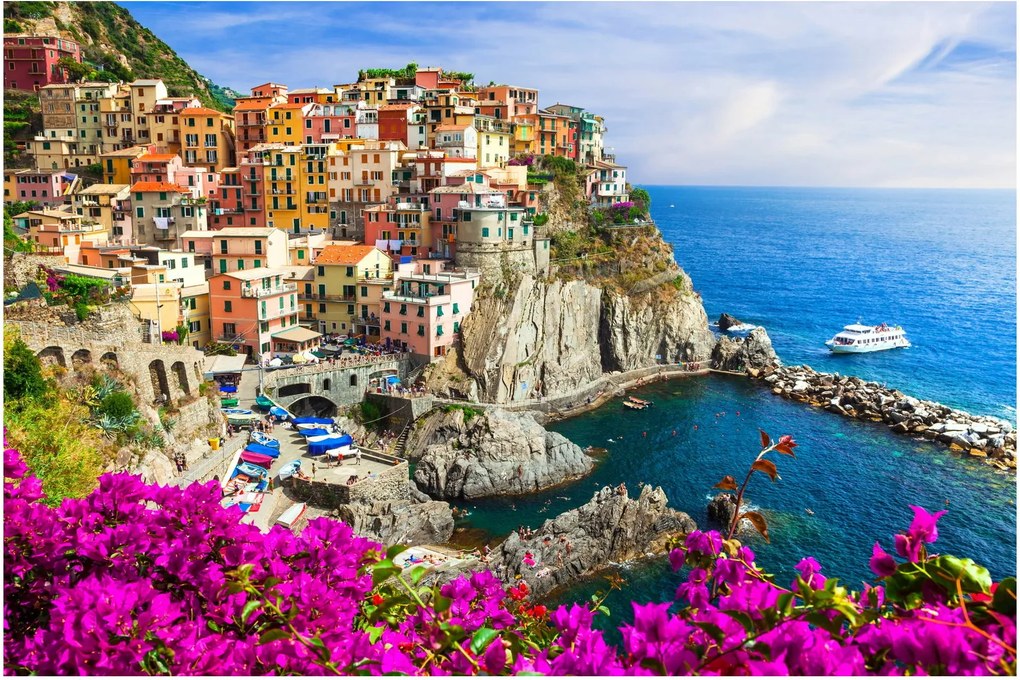 Tablou - Satul italian Manarola (90x60 cm)