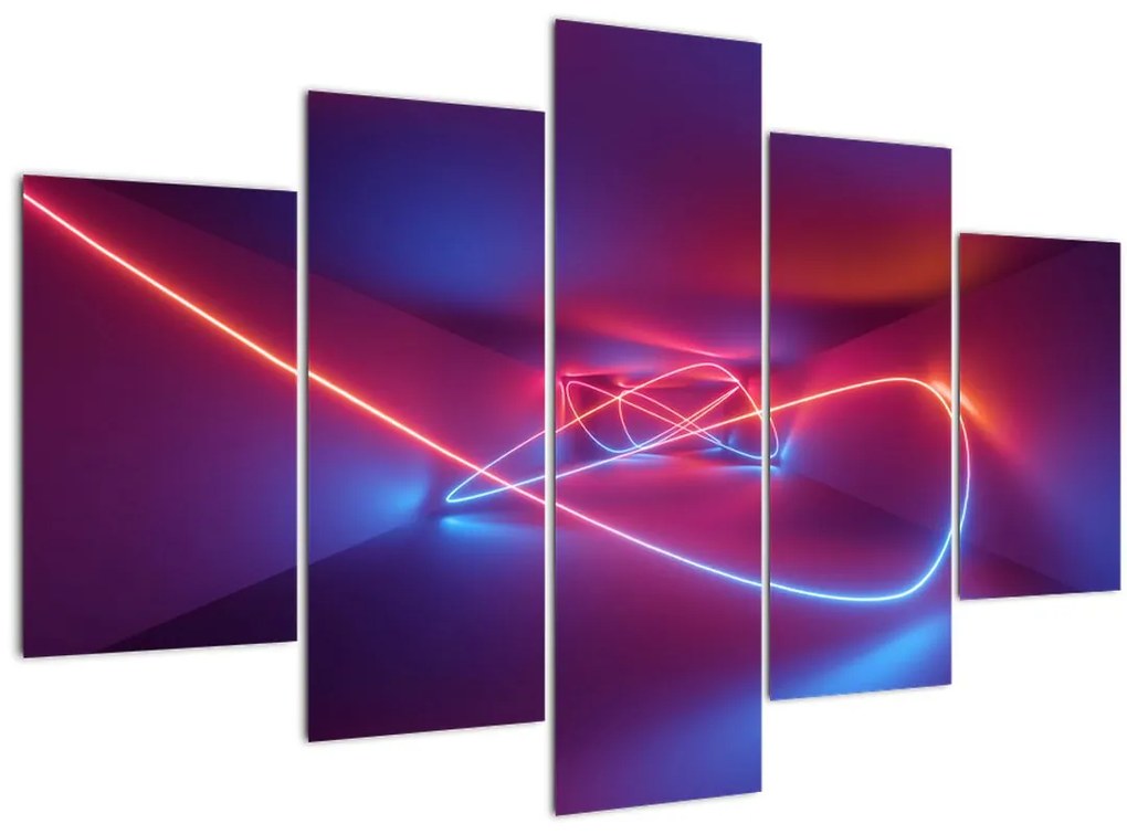 Tablou cu abstracție modernă (150x105 cm)