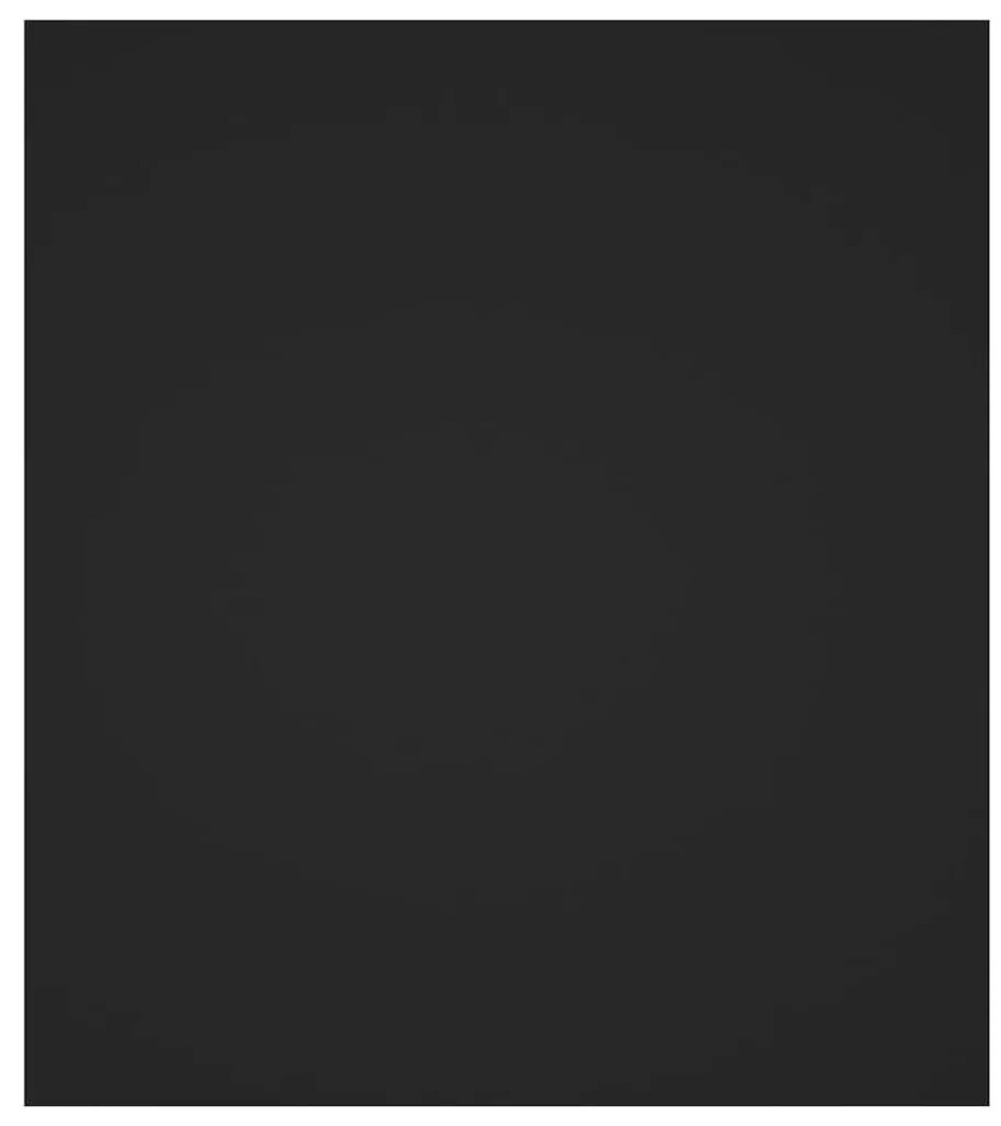 Masa laterala, negru, 60x40x45 cm, PAL 1, Negru