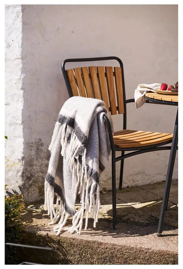 Pătură gri din amestesc de lână 130x170 cm Carmel – House Nordic