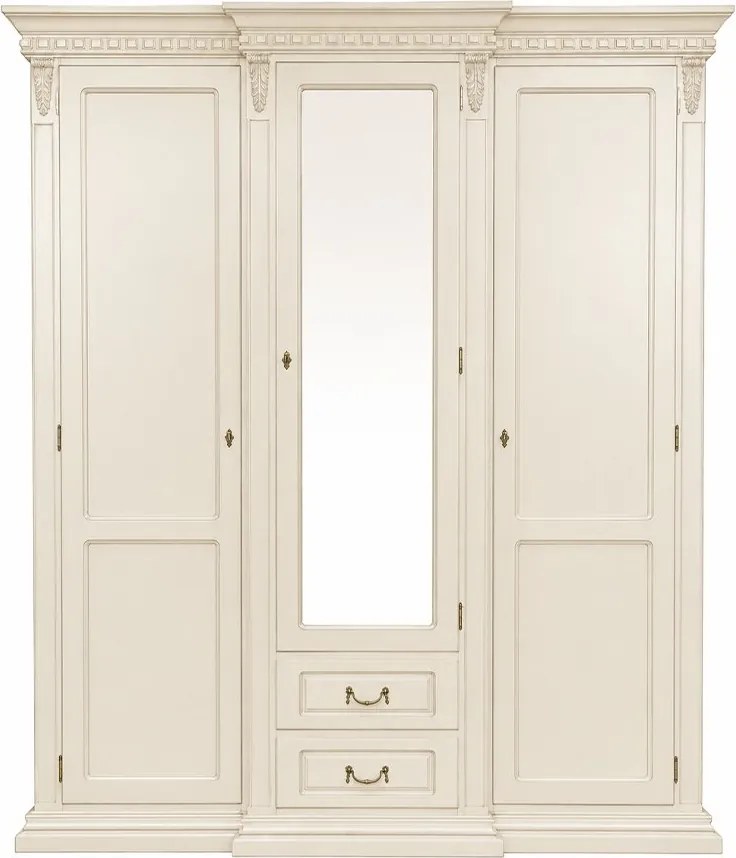 Dulap lemn masiv Bernhard 3 Usi, 182 × 67 × 218 cm