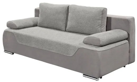 Canapea Extensibila Leo, Gri Si Argintiu, 200 X 94 X 88 Cm