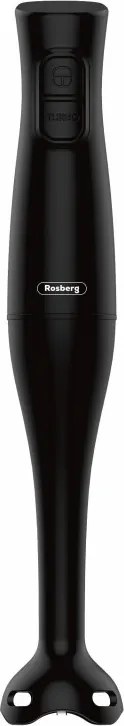 Blender manual Rosberg R51112O, 400W, 2 viteze, Atasament detasabil, Negru