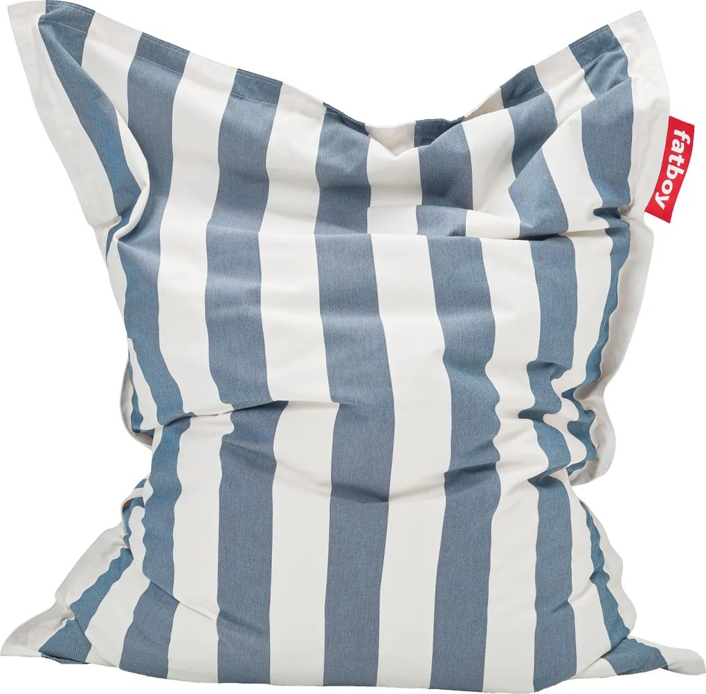 Canapea puf originală pentru exterior, culori multiple - Fatboy Culoare: albastru oceanic cu dungi