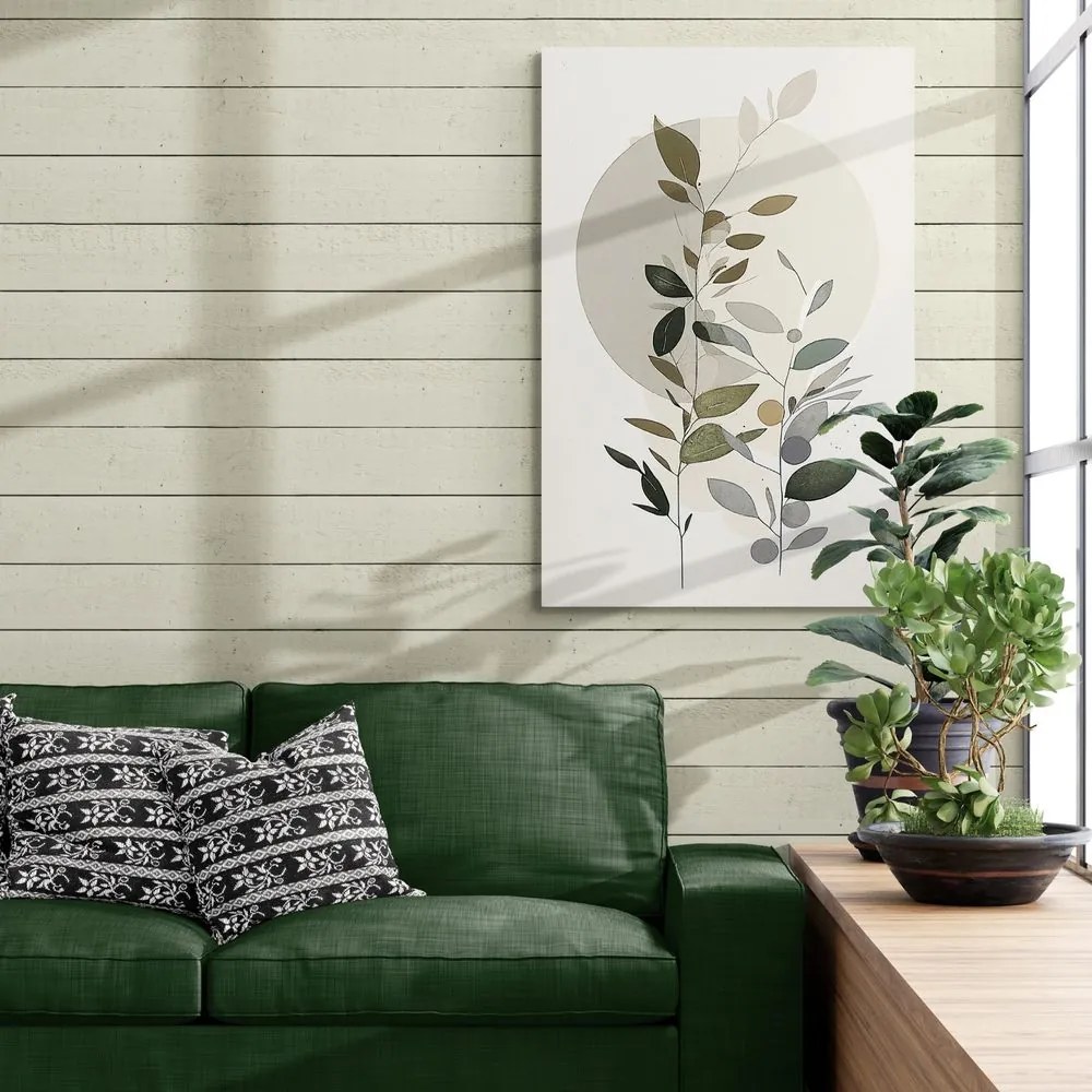 Tablou plante minimaliste în stil boho
