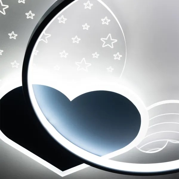 Brilagi - Plafonieră LED pentru copii LOVE 48W/230V 3000/4500/6000K albastră