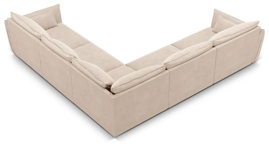 Colțar bej (cu colț variabil) Vanda – Mazzini Sofas