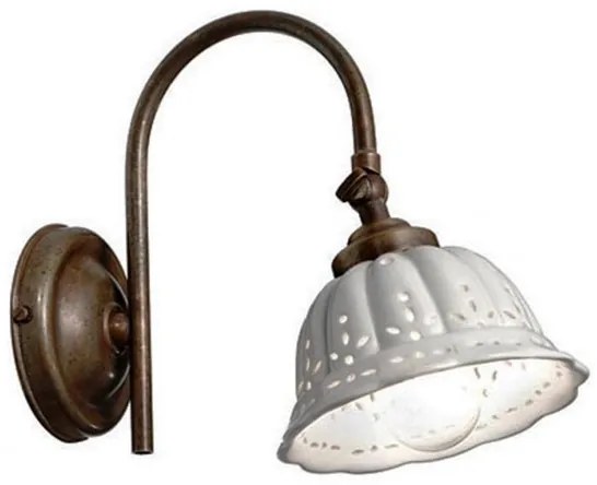 Aplica de perete rustic fabricat manual diam. 14cm Anita 061.19.OC