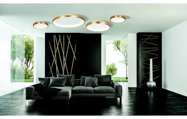 Plafonieră LED dimabilă LED/30W/230V d. 40 cm auriu Zambelis 2042