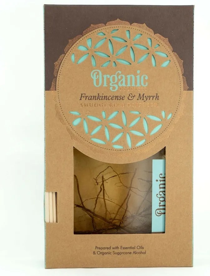 Difuzor organic Frankincense & Myrrh 150 ml cubețișoare
