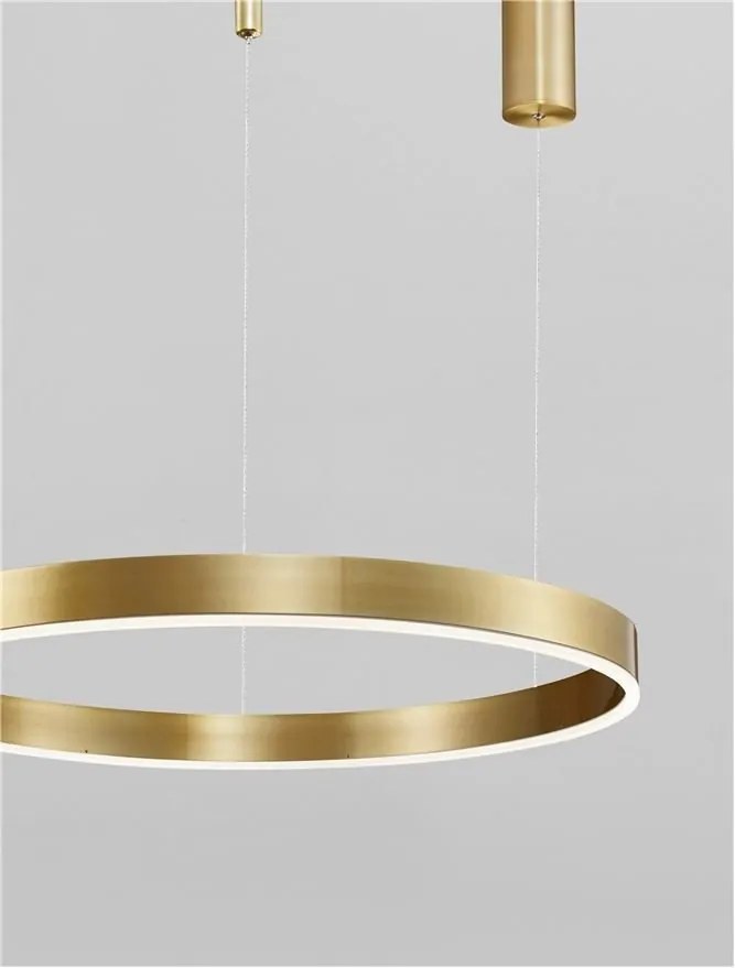 Lustra LED dimabila design circular MOTIF D-60cm