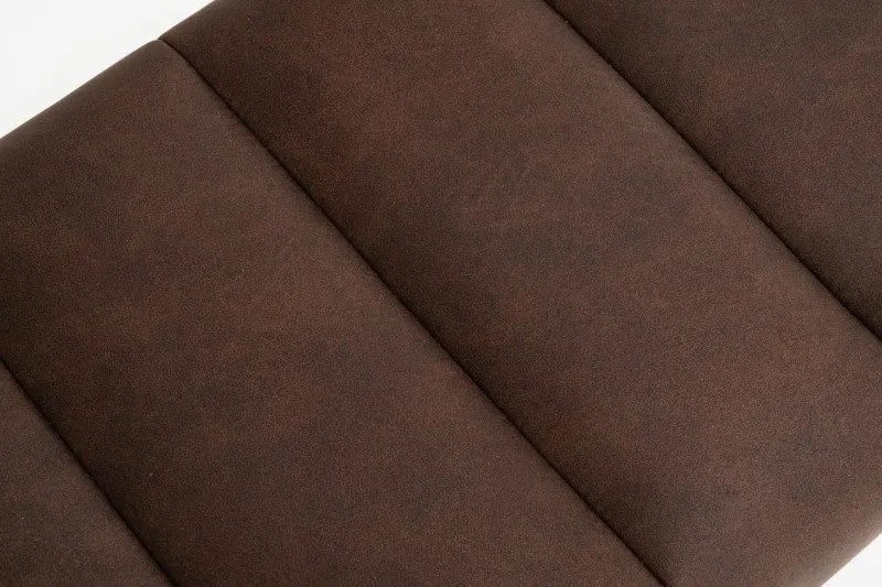 Bancheta tapitata Petit Beaute 110cm, maro antic