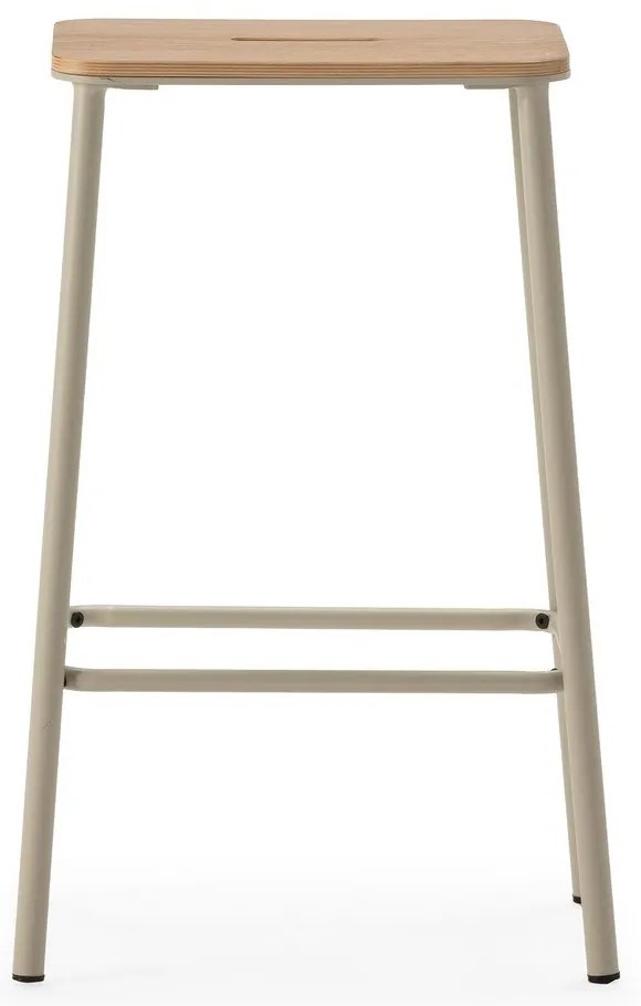 Set de scaune de bar crem 2 buc. (înălțime șezut 65 cm) Abba – Marckeric