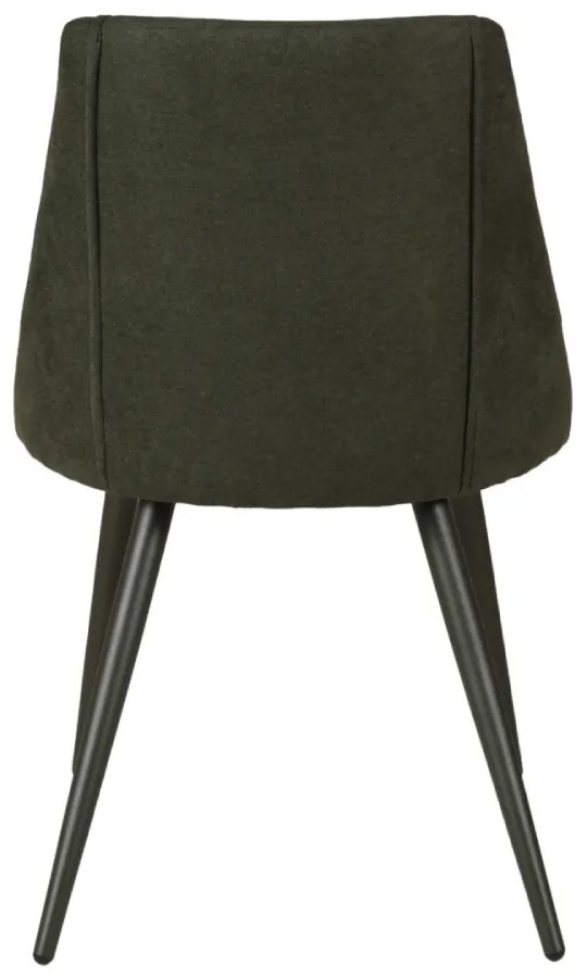 Scaun textil verde inchis Glovy