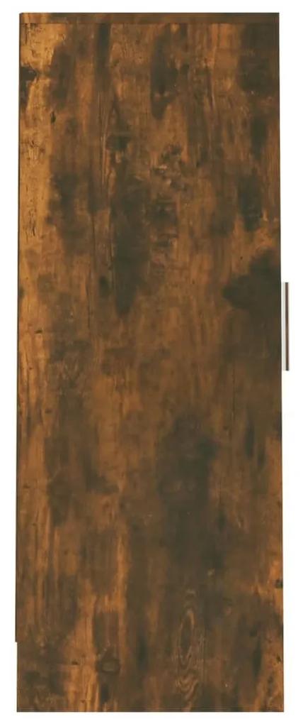 Pantofar, stejar fumuriu, 32x35x92 cm, lemn prelucrat Stejar afumat, 1, Stejar afumat