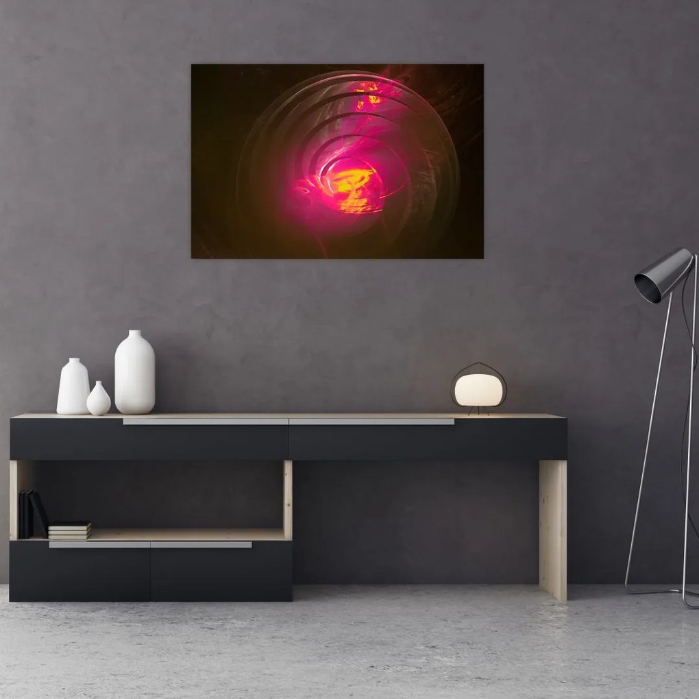 Tablou - abstacție cu spirala (90x60 cm)