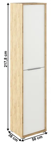 Dulap Birou RIOMA TYP 06 Stejar Artisan/Alb