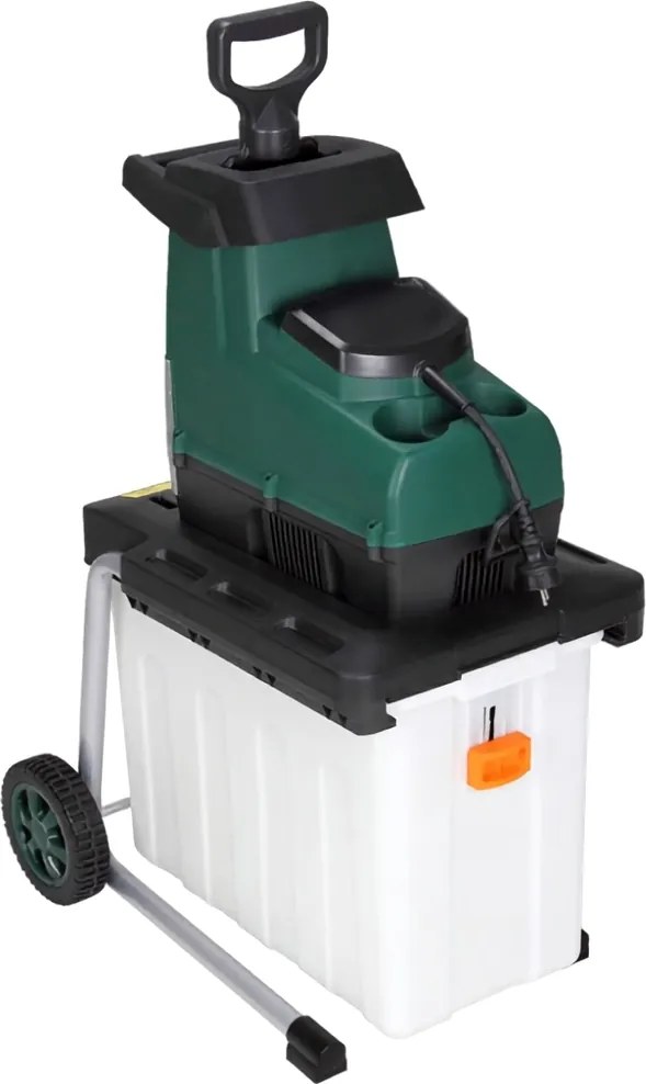 Tocător de grădină CHIP cu recipient de colectare de 50 l, 3100W negru/verde Gardebruk