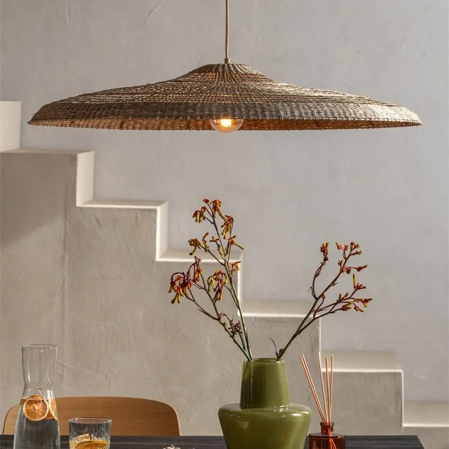 Lustra boho style Santorini 75x20cm natural, L
