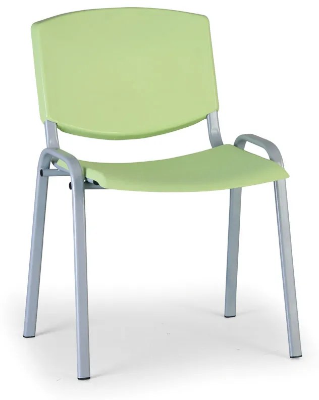 Scaun de conferinta Design - picioare gri, verde