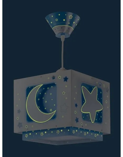 Dalber 63232T - Lustr copii MOON LIGHT 1xE27/60W/230V