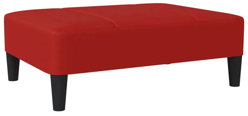 337772 vidaXL Taburet, roșu vin, 78x56x32 cm, piele ecologică