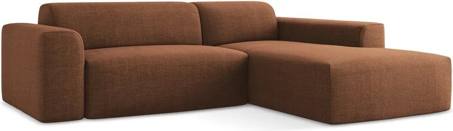 Colțar teracotă (cu colț pe partea dreaptă/cu șezlong) Keli – Makamii