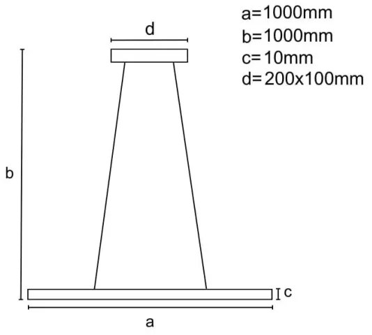 Lustră LED dimabilă pe cablu LED/40W/230V 3000-6500K crom + telecomandă