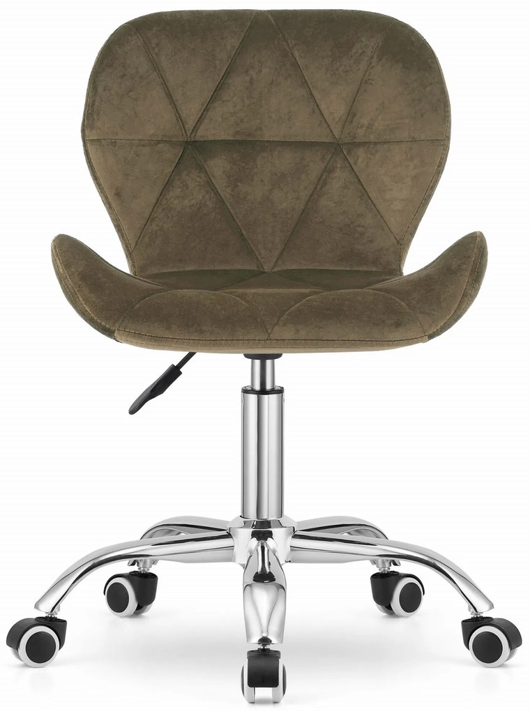 Scaun de birou AVOLA VELVET maro