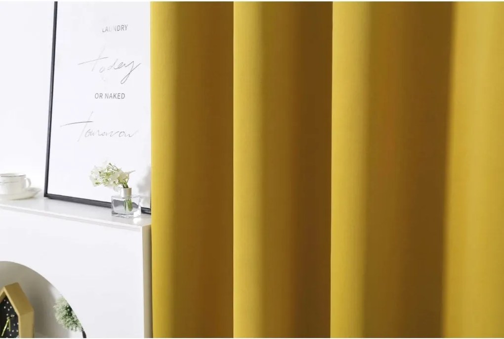 Draperie galbena OXFORD 140x250 cm Agatat: Rejansa