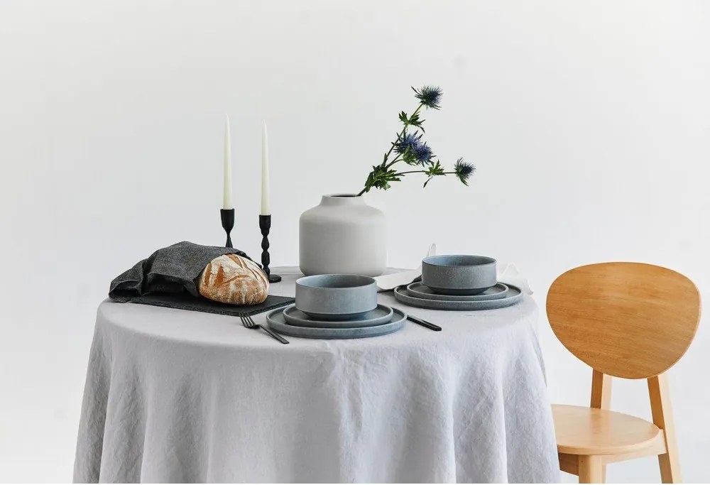 Set 18 vase din gresie Bonami Selection Malia, gri