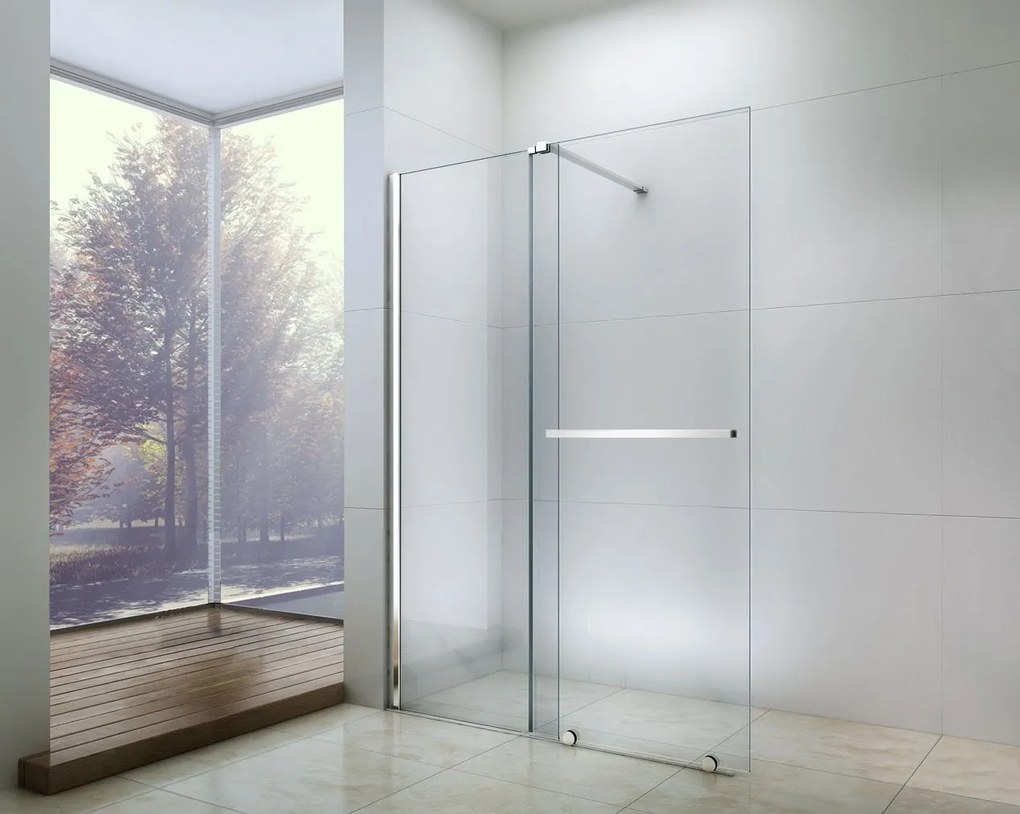 Paravan dus walk-in Cortis - 100x195 cm