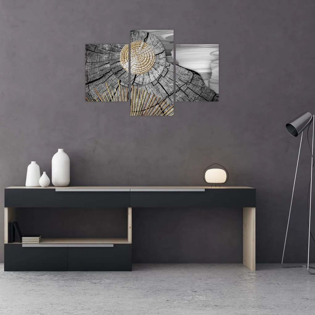 Tablou - Trunchiul copacului colaj (90x60 cm)