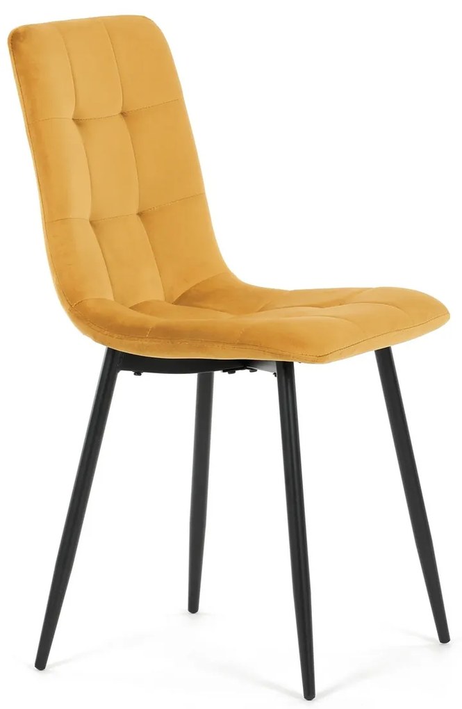 Set de scaune de sufragerie CT-281 YEL4, 4 buc