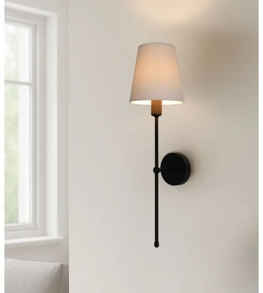 Aplica de perete MADELA 1xE14/40W/230V bej/negru