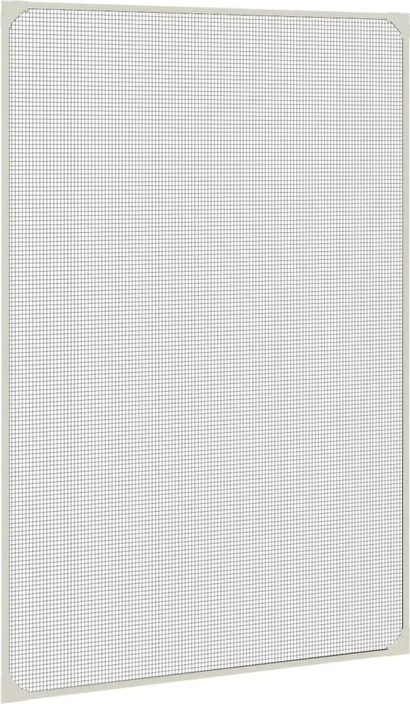 vidaXL Plasă insecte magnetică pentru ferestre, alb, 80x120 cm