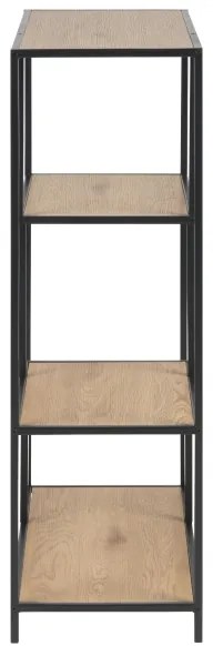 Bibliotecă SARON stejar/negru