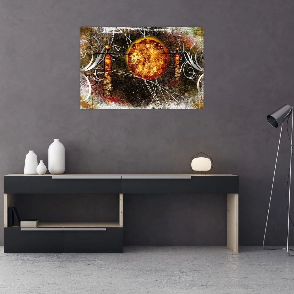 Tablou cu pictură epochală străveche (90x60 cm)