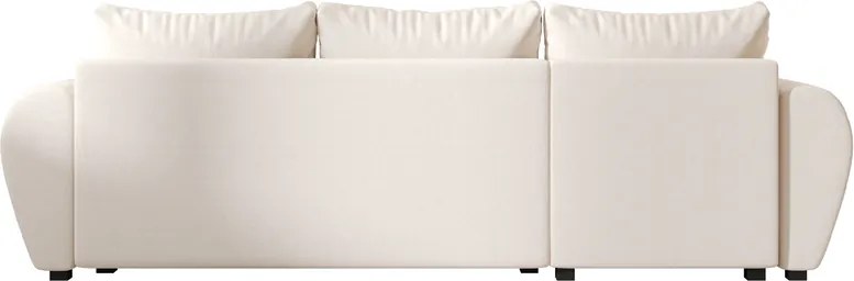 Coltar extensibil SEVIO, crem, colt reversibil, 246x145 cm + 2 perne GRATUIT