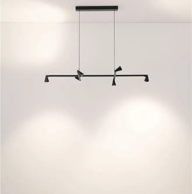 Lustra suspendata cu 6 spoturi LED RIVO