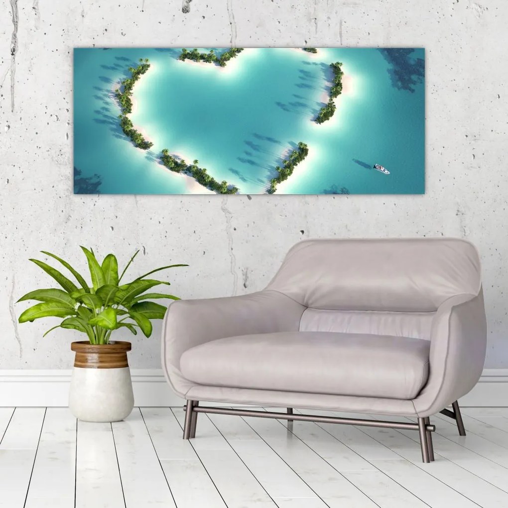 Tablou - Insulele inimii (120x50 cm)