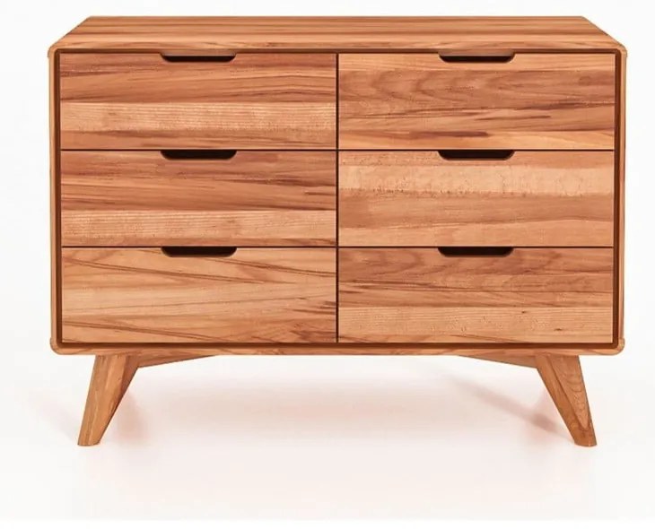 Comodă joasă din lemn de fag 90x63 cm Greg - The Beds