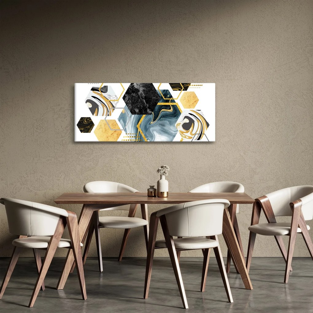 Tablou - Poligon (120x50 cm)