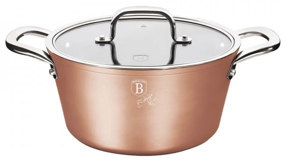 Oala cu capac 20 cm Bronze Titan Collection Berlinger Haus BH 1688