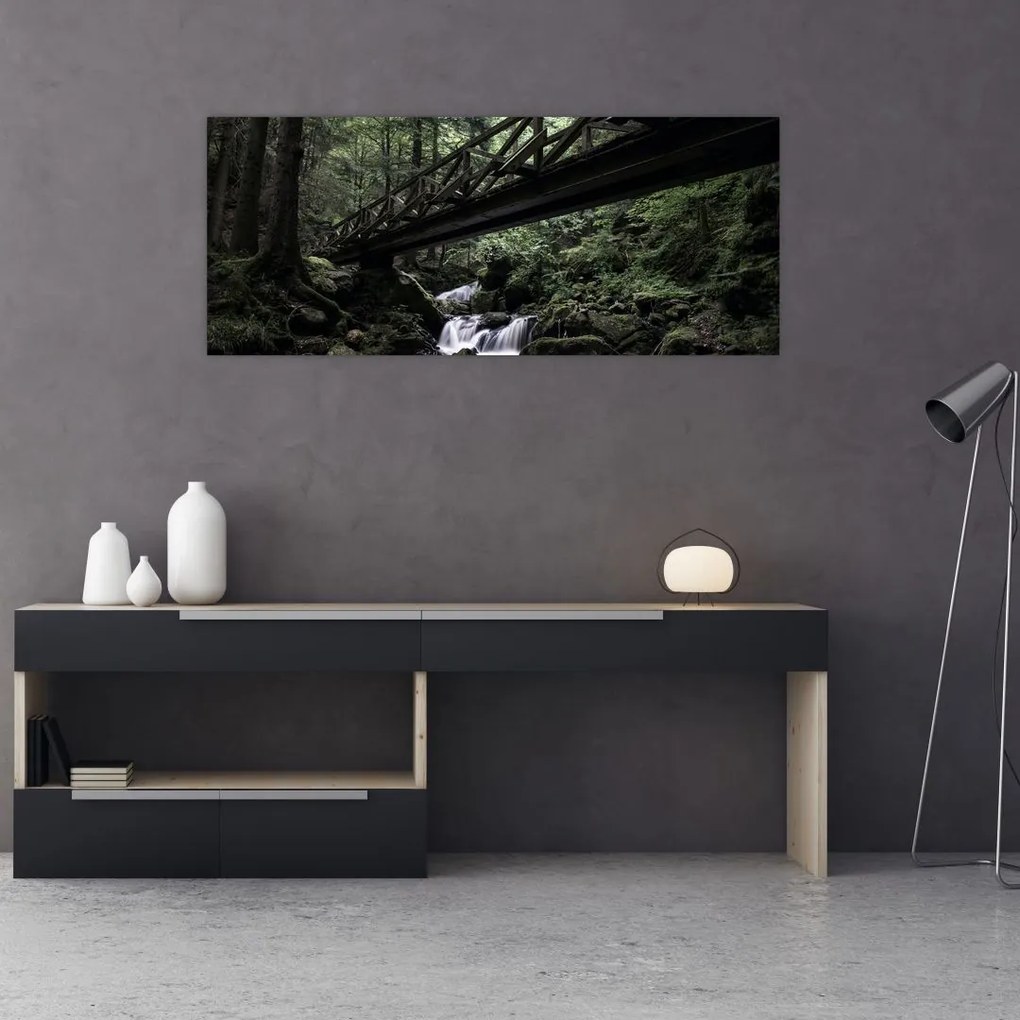 Tablou din pădurea neagră (120x50 cm)