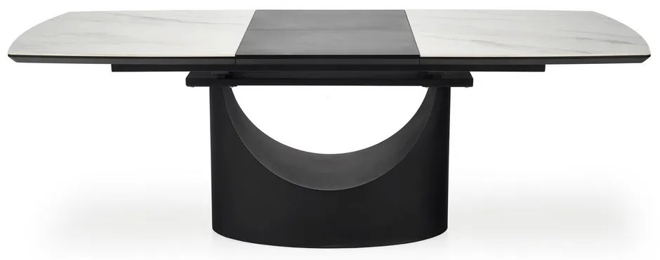 Masa de bucaterie Osman, marmura/negru