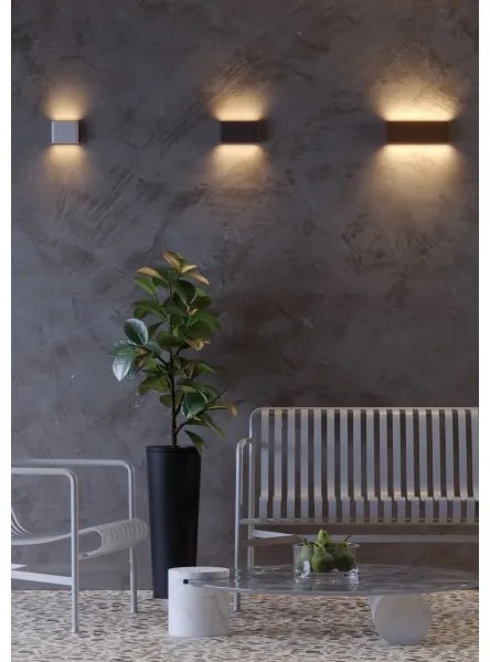 Redo 9054 - Aplică perete exterior LED POCKET 2xLED/6W/230V IP54