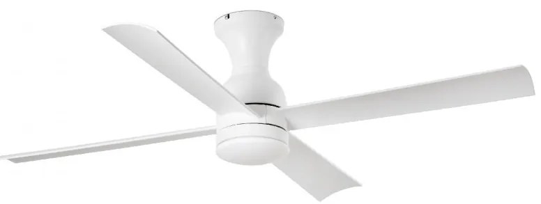Lustra LED cu Ventilator si telecomanda design modern FRASER alba