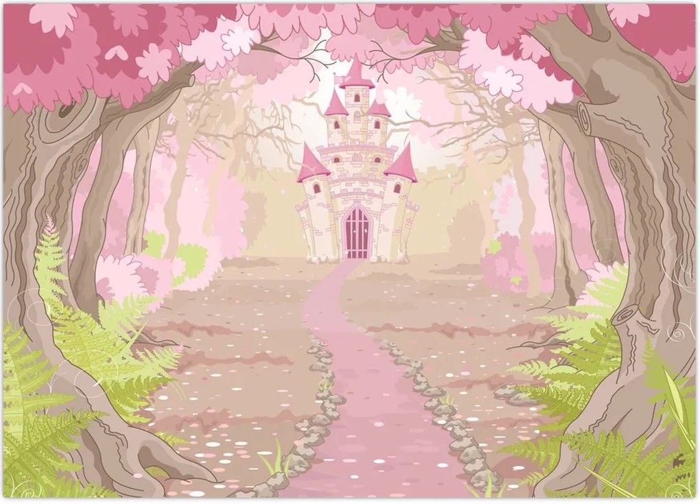 Tablou - Călătorie în regatul roz (70x50 cm)