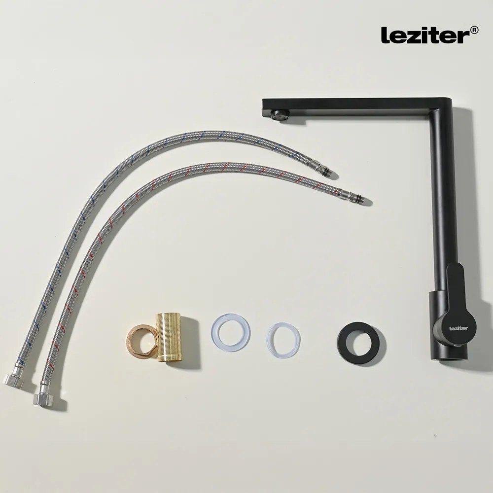 Valen robinet chiuvetă negru